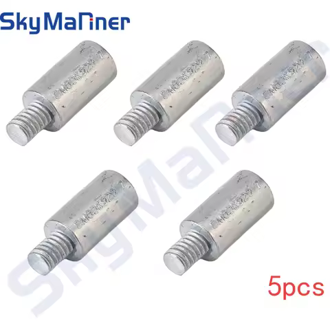 5pcs 838929 858501 Saltwater Anode Pencil Rod For Volvo Penta AD AQ AQAD BB D4 D5 D6 D7 D8 D9 D11 18