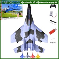 OMXILOYI Remote Control Fighter Jet, USB Charging Electric 2.4ghz Rc Remote Control Fighter Plane, C