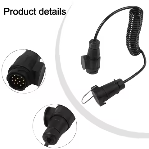 3 Meters Connector 13-Pin Trailer Connector Easy Installation Flexible Positioning 13 Pin To 7 Pin C