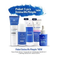 Terbaru Paket Lengkap Emina Ms Pimple Murah 5 in 1 - 5 pcs