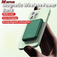 100% Powerbank PD QC 3.0 5000mAh Powerbank Wireless Fast Charging Magnetic PowerBank High-Speed Powe
