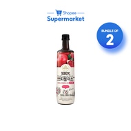 [Bundle of 2] CJ Beksul Petitzel Fruit Vinegar Drink Pomegranate (900ml)