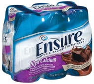 [USA]_Ensure High Calcium Complete Balanced Nutrition, Ready to Use, Creamy Milk Chocolate Shake, 24