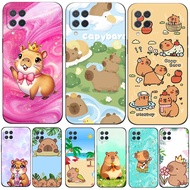 case For Samsung Galaxy M62 F62 4G Case Silicon Phone Back Cover Soft black tpu m625 Capivara Pantan