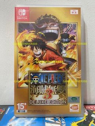 《今日快閃價》（中古二手）Switch NS遊戲 航海王 海賊無雙3 豪華版 ONE PIECE PIRATE WARRIORS 3 Deluxe Edition 港版中英文版