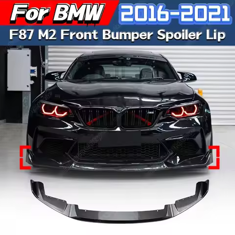 For BMW F87 M2 2016 2017 2018 2019 2020 2021 Car Front Bumper Spoiler Lip Under Splitter Front Shove