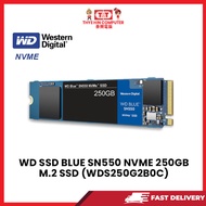 WD CSSD BLUE SN550 NVNE 250GB M.2 SSD (WDS250G2B0C)