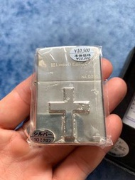 全新日版2003年Zippo十字架鍍銀打火機