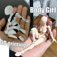 Body Girl Dummy 13 3D Printing Toy DIY Body Chan Action Figure Model