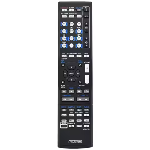 New AXD7721 Remote Ccontrol for Pioneer AV Receiver VSX-45 VSX-44 VSX-454 VSX-824 VSX-830 VSX-830-K 