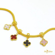 MASDORA 916 Gold Charms Charm Emas - Clover M (EMAS 916/22K)