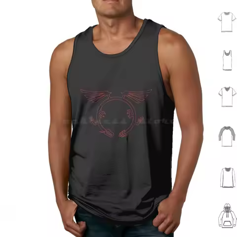 Crimson Dragon Mark Tank Tops Vest Sleeveless Yugioh Yu Gi Oh Anime Kaiba Seto Kaiba Duel Gx Yugi Me