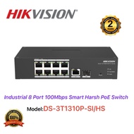 Hikvision  DS-3T1310P-SI/HS Industrial 8 Port 100Mbps Smart Harsh PoE Switch