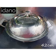 Idano 42CM 316 Stainless Steel Wok【Ready Stock】