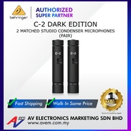 Behringer C-2 DARK EDITION 2 Matched Studio Condenser Microphones
