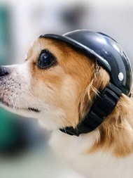 1 pieza ajustable de mascota casco para perro con gato para exterior