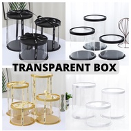 CYLINDER TRANSPARENT CAKE BOX