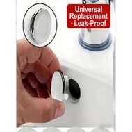 Universal Bathroom Sink Overflow Hole Cover, Round Anti-Leak Anti-Clogging Sink Overflow Hole Decora