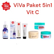 VIVA PAKET CREAM VIT C COLLAGEN 5IN1 ~ ORIGINAL 100%