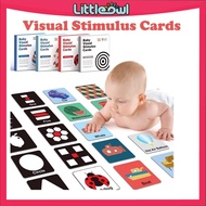 Newborn Baby Flash Card Visual Stimulation Cards Black White
