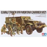 Plastic Model Assembly TAMIYA Scale 1/35 US Half Track 81mm Mortar Carrier M21 (35083)