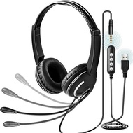 Headset USB Headset Computer Conference Headset Microphone Talking Headset Stereo Lightweight