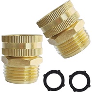 AOPANDA Brass Garden Swivel Pipe Fitting 3/4" GHT Female x 3/4" GHT Male Thread Garden Hose Threaded
