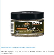 Thức ăn cá ali cao cấp BIOZYM- Cám chuyên dụng cho cá ali -thức ăn các dòng cá Cichlids Pleco Chuột