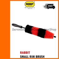 RABBIT SMALL RIM BRUSH - berus cuci rim/ rim cleaner/ alat-alat cuci rim / wheel tyre rim cleaning w