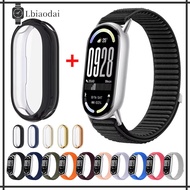 Case Strap for Xiaomi Mi Band 10 Soft Nylon Band TPU Screen Protector Protective Cover Accessrioes f