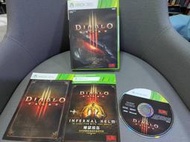 收藏絕版經典遊戲 XBOX 360 DIABLO3 暗黑破壞神3 英文版 盒書齊全