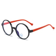 แว่นตากรองแสง แว่นกรองแสงเด็ก แว่นตาเด็ก แว่นตาป้องกันแสงสีฟ้า แว่นตาซิลิโคนนักเรียน แฟชั่น กรอบกลม แว่นตาคอมพิวเตอร์