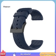 PP   24mm Replacement Silicone Universal Watchband Smart Watch Strap for Suunto 9