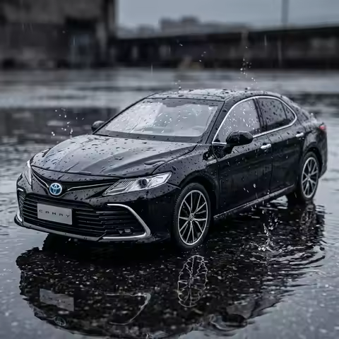 1:18 Toyota Camry Hybrid Mid Size Hybrid Sedan Alloy Metal Diecast Model Car Home Decoration Compute
