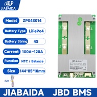JBD BMS 4S 12V Lifepo4 3.2V 100A 120A Current with Balance Heating Series Temp SensorJIABAIDA BMS