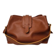 BERNIE Eliska Cowhide Bag Milled Leather Shoulder Bag
