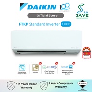 DAIKIN Inverter Air Conditioner - FTKP R32 (1.0HP) FTKP28A / RKP28A-3WMY-LF