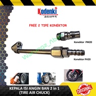 KEPALA INFLATOR GAGANG COLOKAN ALAT SEMPROTAN ISI PENGISI ISIAN UDARA ANGIN PENTIL BAN MOBIL TRUK TR