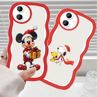 CA32 Christmas Mickey Casing for OPPO A80 A3 Pro A40m Reno 14F A3X A40 5G TPU Phone Case