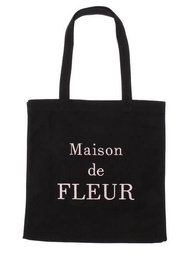 Maison de FLEUR  - Brand Logo Embroidery Tote Bag  กระเป๋าผ้าโท๊ทปักชื่อแบรนด์