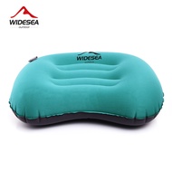 Widesea แบบพกพา Inflatable หมอนอุปกรณ์อัดลมพับ Air Cushion กลางแจ้งการท่องเที่ยว Sleeping Gear