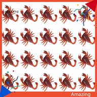 [AM] 20Pcs Stress-relieving Centipede Toy Vivid Fearful Centipede Scorpion Gecko Toy for Entertainment