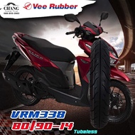 80/90-14 รุ่นVRM338 ปี23 ยี่ห้อVEE RUBBER Tubeless ยางรถคลิก