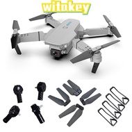 WITAKEY 4pcs Motor, Universal Easy Install Propeller Blade, Plastic RC Drone RC Quadcopter Parts Pro
