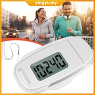3D Pedometer Accurate Step Counter Reusable Step Tracker Portable Walking Step Counter with Backligh