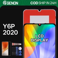 Genon IPS LCD for Huawei Y6P 2020 LCD Display Touch Screen with Frame Replacement Parts