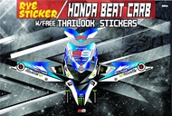 Decals Sticker Motorcycle Decals for Honda Beat 110 Carburator type038