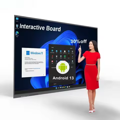 Custom Solutions 86/55/65/75/85/98 Inch Ir Touch Interactive Board HD 4k Lcd Remote Learning Interac