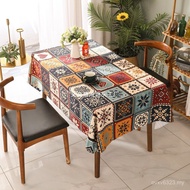 Tablecloth Book Mat Ethnic Tablecloth Coffee Table Dining Table Nordic Western Pattern Bo Retro Rice