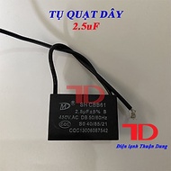 Tụ quạt dây 2.5uf, hàng chính hãng, Điện Lạnh Thuận Dung